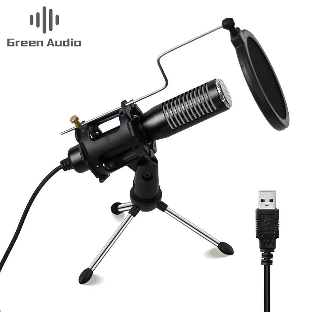 Professional Condenser Recording Studio Usb Microphone Professional With Tripod Stand For Computer Live Recording Gaming